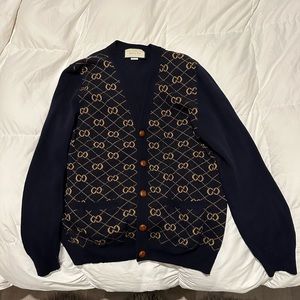 GUCCI GG jacquard cardigan
